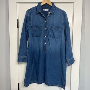 Madewell Denim Popover Shirtdress